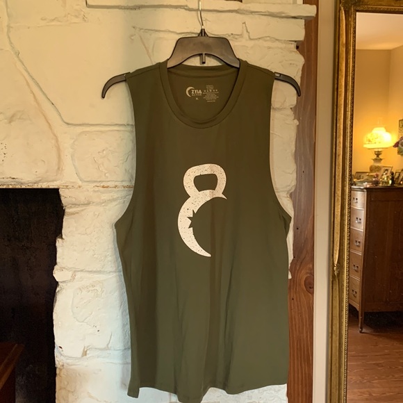 NWOT ZYIA Olive Kettle Moon Tank #924 - Picture 4 of 6